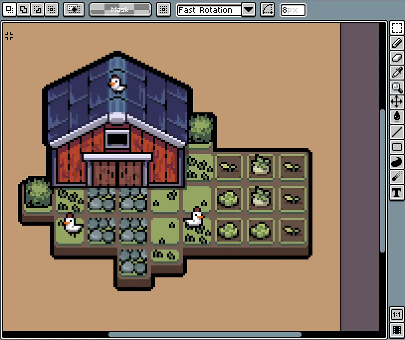 Use C key to change radius in real time